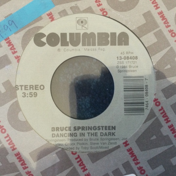 Lot of Six 45 Records Vinyl 80s Springsteen Diana Ross Blondie Billy Joel - Picture 4 of 16